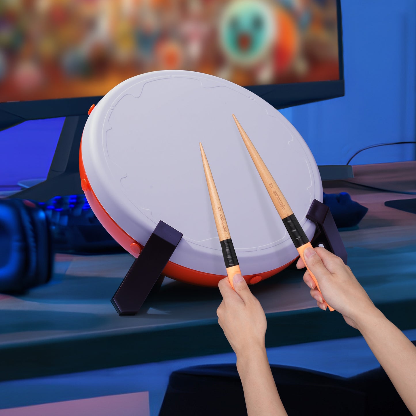 TDC10 Ultra Quiet Drumming Experience for Rhythm Games and Taiko no Tatsujin
